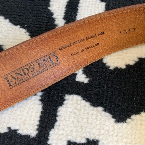 Vintage Lands End Safari Wide Leather Corset Utility - Picture 6 of 8